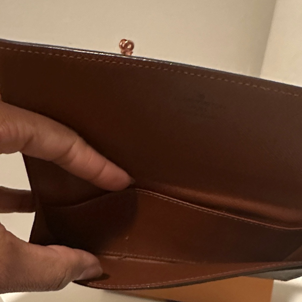 Louis Vuitton Dark Brown Monogram Wallet - Picture 7 of 12